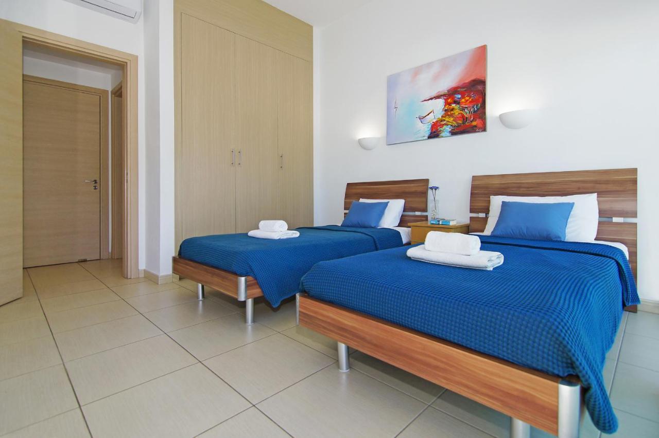 Calypso - Coralli Beachfront Apartment Protaras Ngoại thất bức ảnh